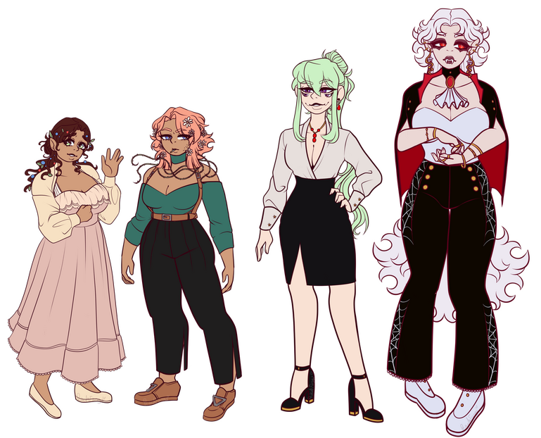 Fullbody + 3Characters